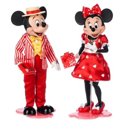 Mickey and Minnie Mouse Valentine's Day: Limited Edition Dolls for Valentine's Day!