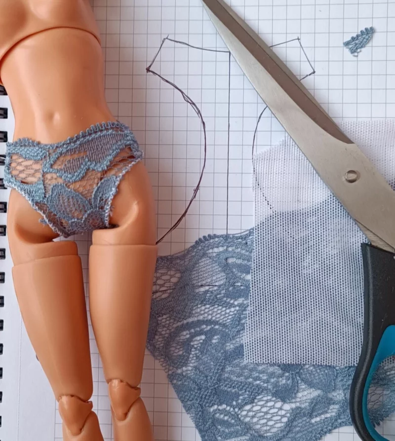 Quick panties for a doll. Quickly MC