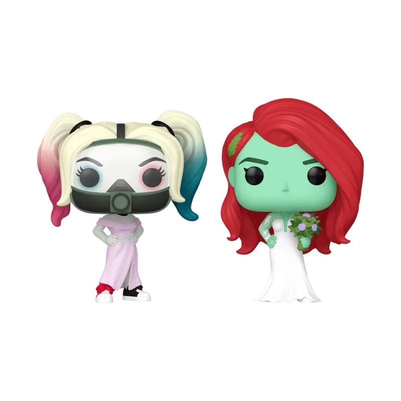 For fans of the anime series "Harley Queen", new Funko Pop!'s :)