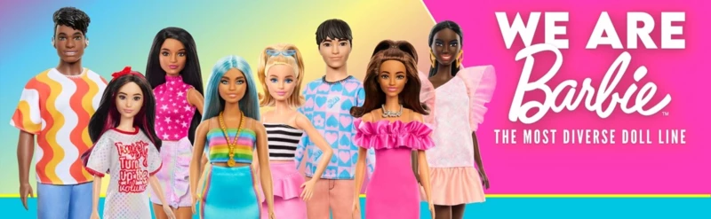 65 lat stylu z nowymi Barbie Fashionistas