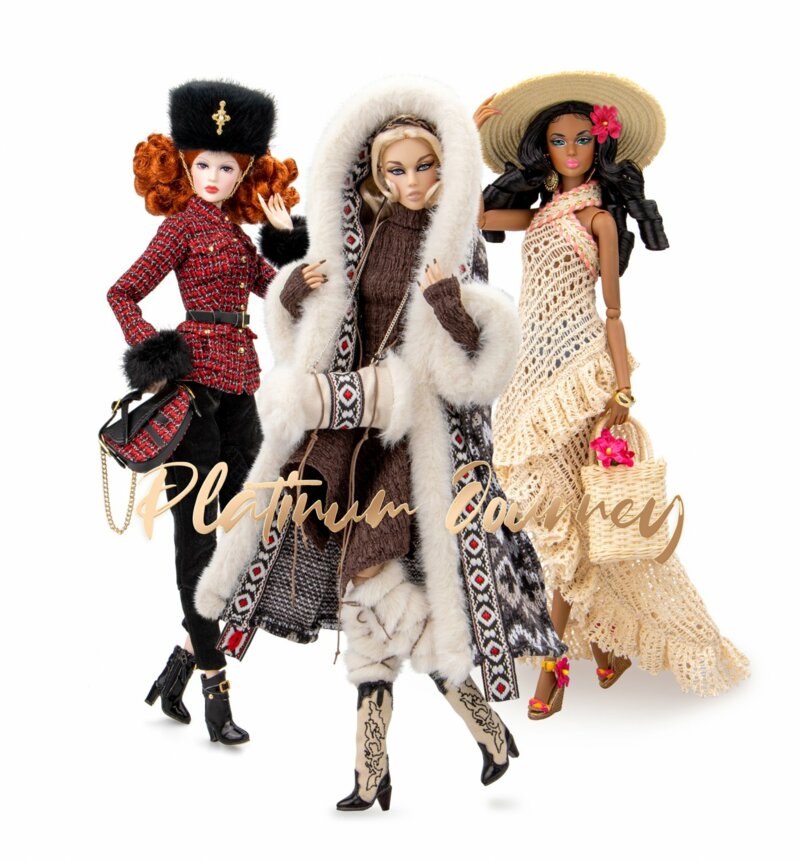 The new JHD Fashion Doll collection in the Platinum Journey Season 3 set