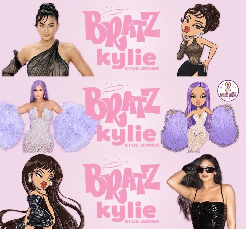 Glamorous Bratz & Kylie Jenner collaboration