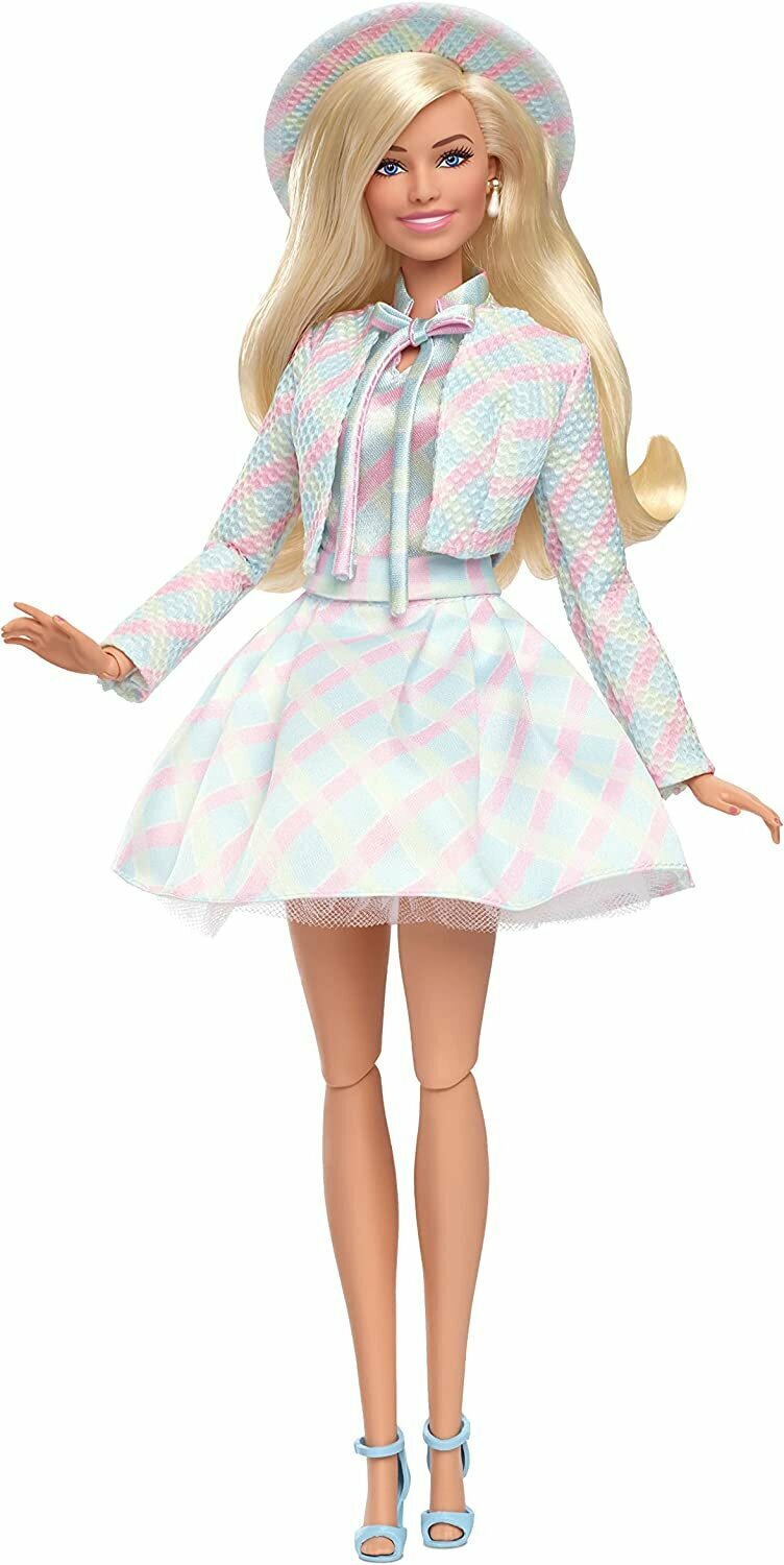 Barbie Ken Signature Movie Collectible Doll With Striped Vest And Surfboard  White