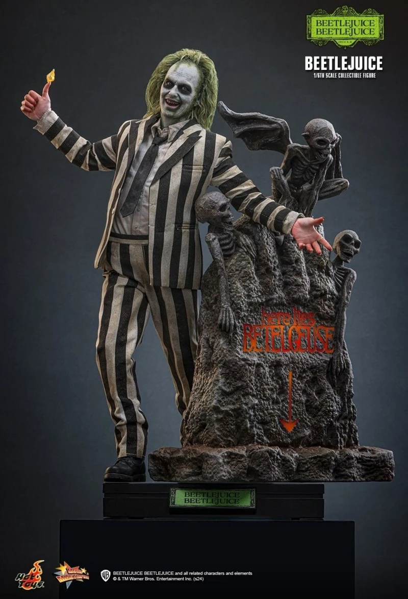 Beetlejuice Returns: The Cult Classic Reimagined in Beetlejuice Beetlejuice (2024) with Hot Toys