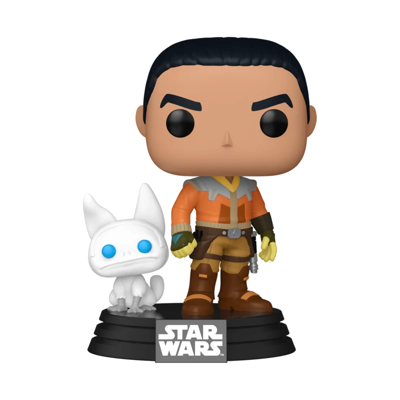 Funko Pop! Ezra Bridger With Loth-Cat (84429) serie Star