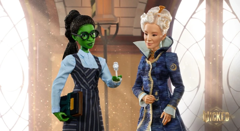 Mattel expands Wicked collection with exclusive "Elphaba and Madame Morrible" set