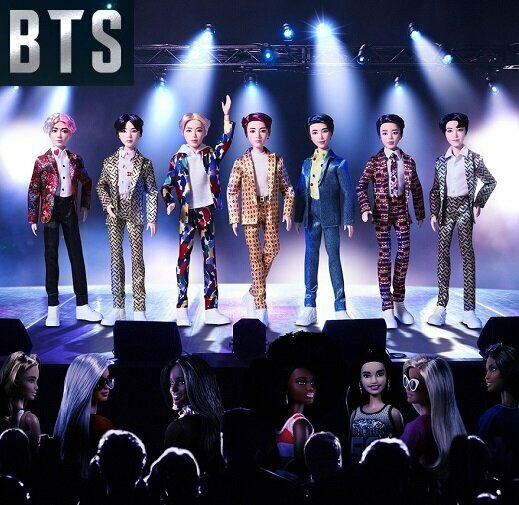 BTS & Mattel: зірки k-pop у масштабі 1/6