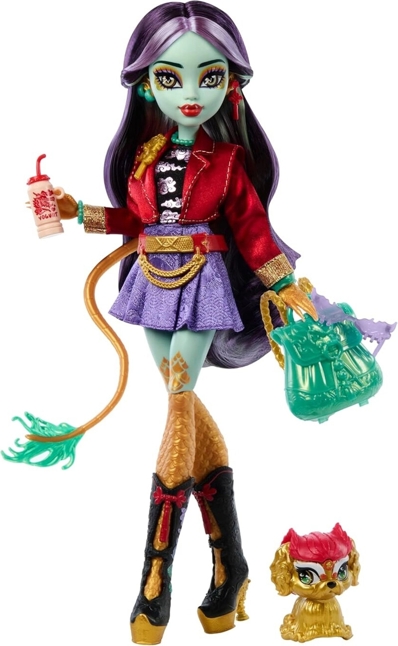 Mattel Monster High Jinafire Long (Dragon) with pet “Yun Yun