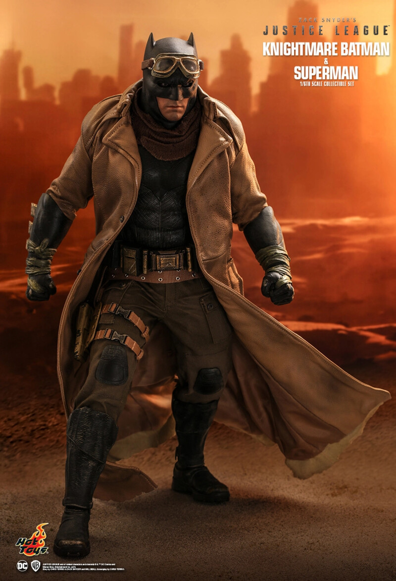 ホットトイズ　ナイトメアバットマン　TM#038 1/6 Hot Toys Knightmare Batman Suit Ben Affleck Superman